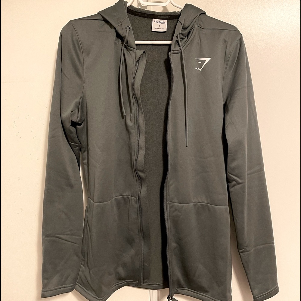 Gymshark Arrival Zip Up Hoodie - Charcoal Size Small